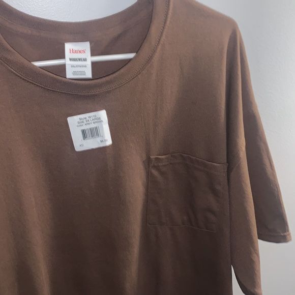 Hanes Workwear Pocket Tee - Picture 2 of 4